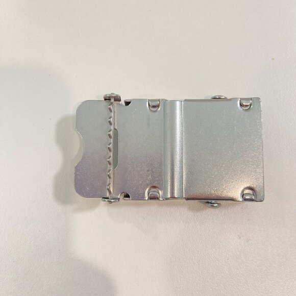 Calvin Klein Jeans Silver Belt Buckle Replacement With CK Logo Metal Design Dura - Picture 13 of 16
